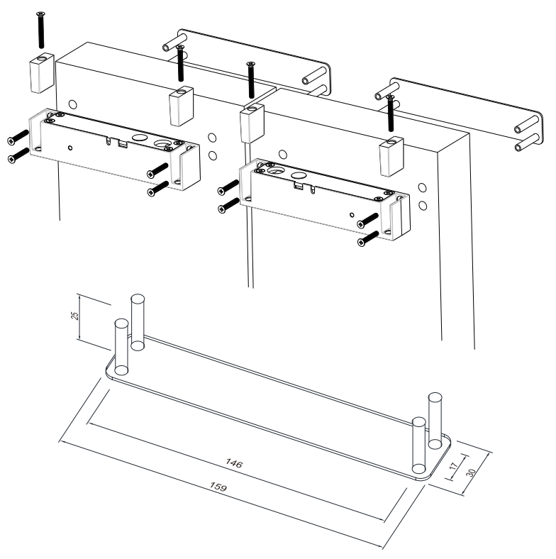 门扇安装示意图